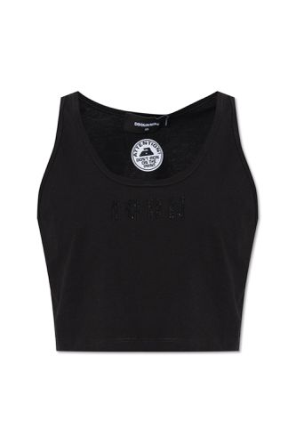 Dsquared2 Cropped Tank Top - Dsquared2 - Modalova