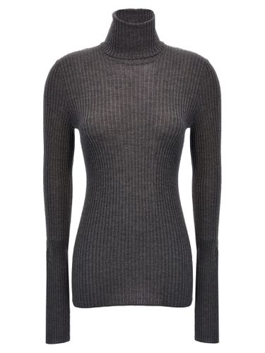 Nude) Ribbed Sweater - nude - Modalova