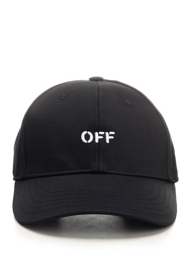 Off-White Twill Baseball Cap - Off-White - Modalova