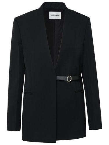 Jil Sander Black Wool Jacket - Jil Sander - Modalova