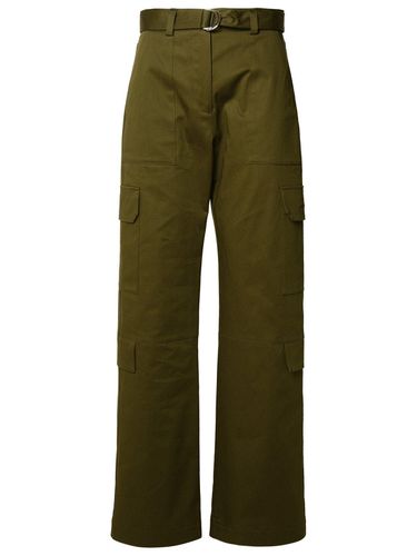 Straight-leg Belted Cargo Trousers - MSGM - Modalova