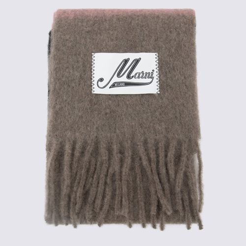 Marni Beige Wool Scarves - Marni - Modalova