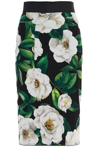 Gardenia Black Polyester Blend Skirt - Dolce & Gabbana - Modalova