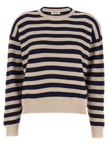 Brunello Cucinelli Striped Sweater - Brunello Cucinelli - Modalova