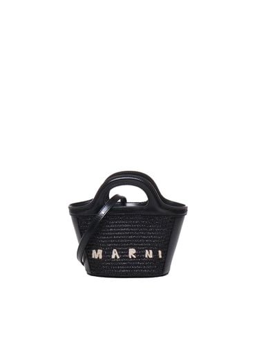 Marni Mini Tropicalia Bag In Raffia - Marni - Modalova