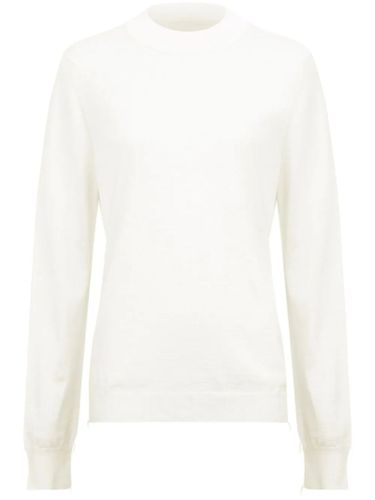 Rib Trim Plain Long-sleeved Sweater - Maison Margiela - Modalova