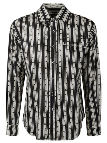 Metal Frame Stripes Shirt - Palm Angels - Modalova