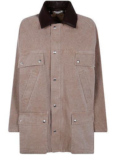 Washed Organic Canvas Hunting Blouson - Auralee - Modalova