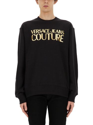 Sweatshirt With Logo - Versace Jeans Couture - Modalova