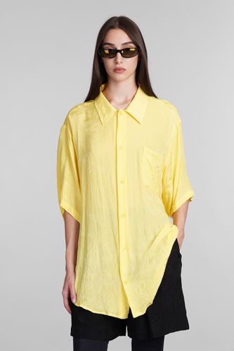 Balenciaga Shirt In Yellow Silk - Balenciaga - Modalova