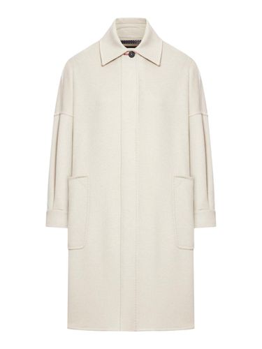 Button Detailed Long-sleeved Coat - Max Mara - Modalova