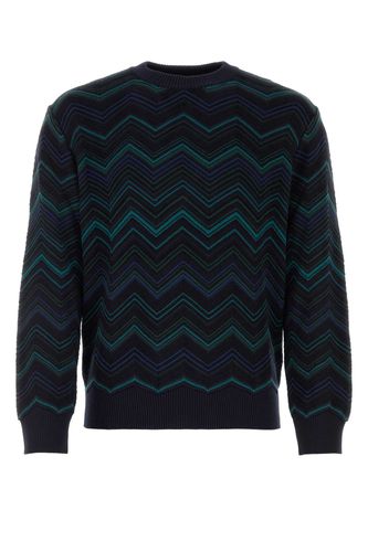 Embroidered Cotton Blend Sweater - Missoni - Modalova