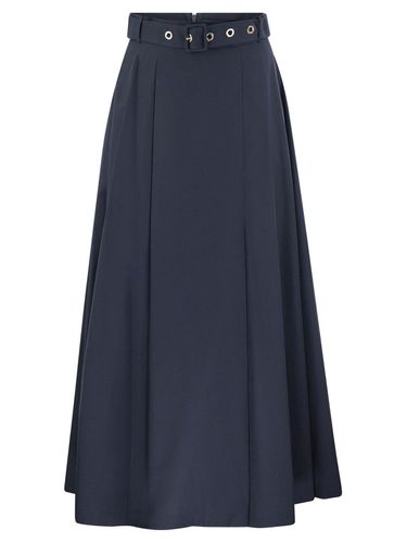 S Max Mara Belted Pleated Skirt - 'S Max Mara - Modalova