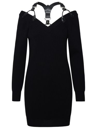 Moschino Black Wool Dress - Moschino - Modalova