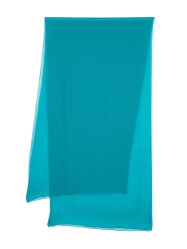 Alberta Ferretti Blue Silk Scarf - Alberta Ferretti - Modalova