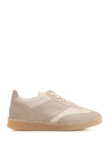 Leather Sneakers - MM6 Maison Margiela - Modalova