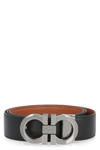 Ferragamo Reversible Leather Belt - Ferragamo - Modalova