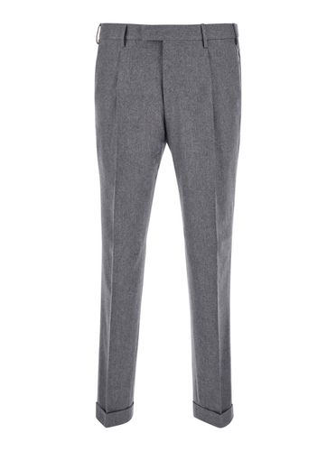 Slim Pants With Concealed Closure In Fabric Man - PT Torino - Modalova