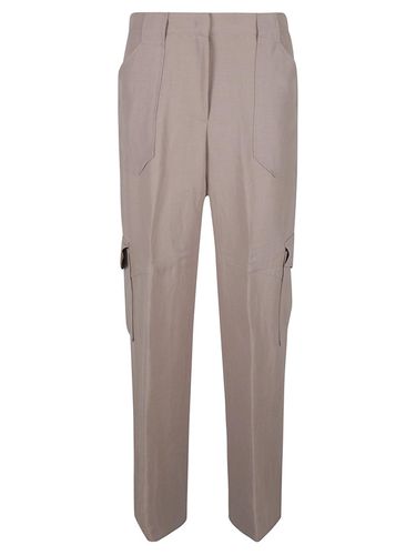 Straight-leg Cargo Trousers - Fabiana Filippi - Modalova