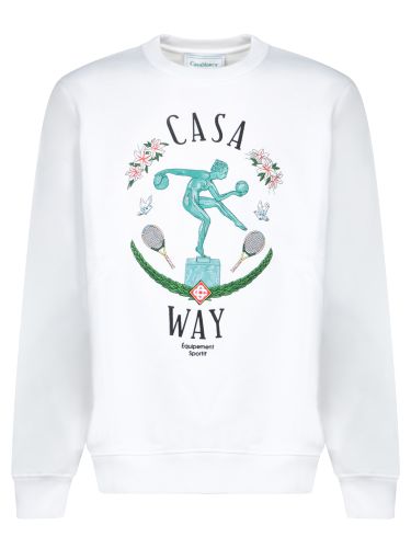 Statue Logo Sweatshirt - Casablanca - Modalova