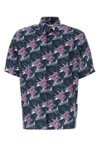 Fendi Printed Silk Shirt - Fendi - Modalova