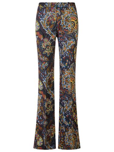 Etro Brown Viscose Trousers - Etro - Modalova