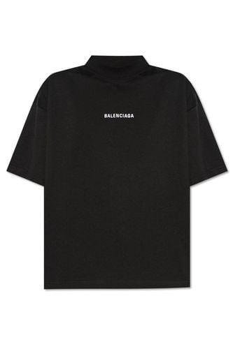 Balenciaga Logo Crop T-shirt - Balenciaga - Modalova