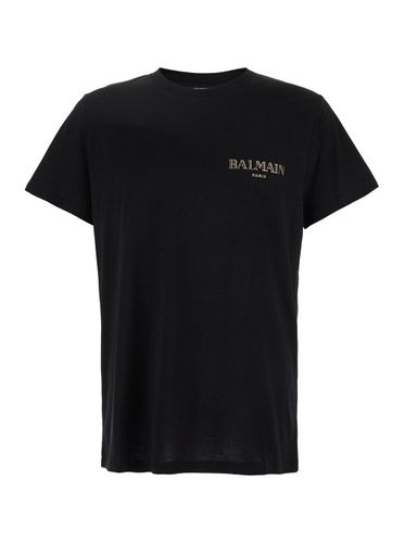 Logo Detailed Crewneck T-shirt - Balmain - Modalova