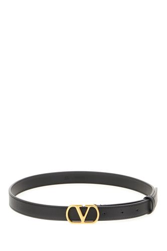 Black Leather Belt - Valentino Garavani - Modalova