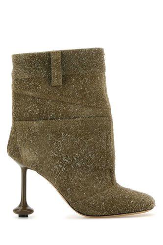 Khaki Suede Toy Panta Ankle Boots - Loewe - Modalova