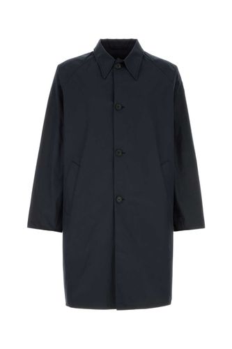 Dark Cotton Blend Trench Coat - Prada - Modalova