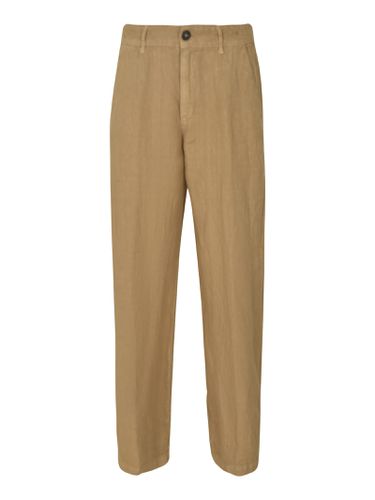 Straight Buttoned Trousers - Massimo Alba - Modalova