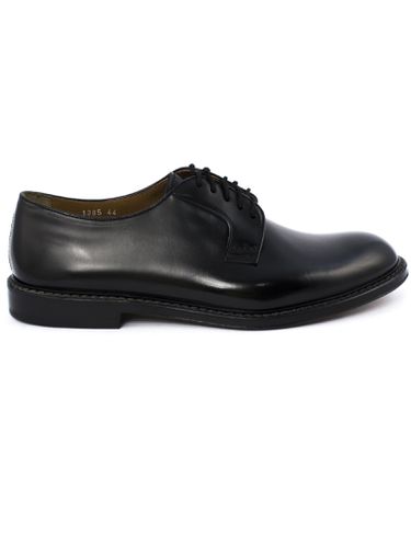 Semi-glossy Leather Derby Shoes - Doucal's - Modalova