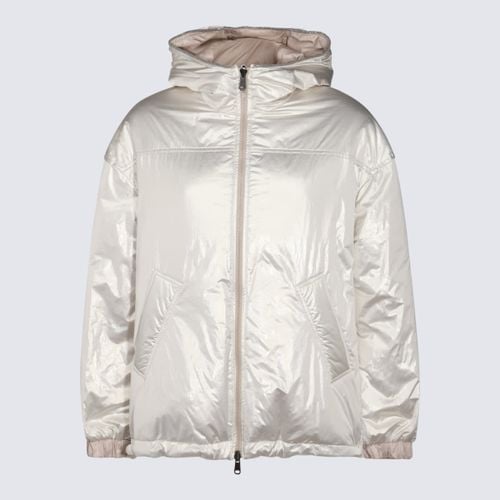 White Down Jacket - Brunello Cucinelli - Modalova