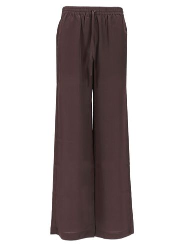 Parosh Silk Georgette Wide Trousers - Parosh - Modalova