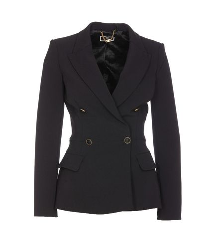 Double-breasted Blazer - Elisabetta Franchi - Modalova