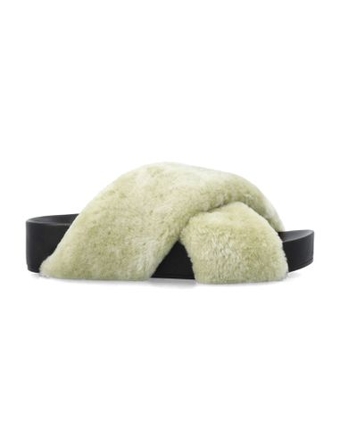 Jil Sander Shearling Slides - Jil Sander - Modalova