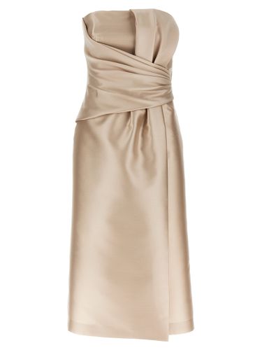 Mikado Longuette Dress - Alberta Ferretti - Modalova