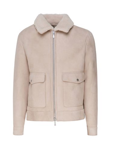 Eleventy Bomber In Shearling - Eleventy - Modalova