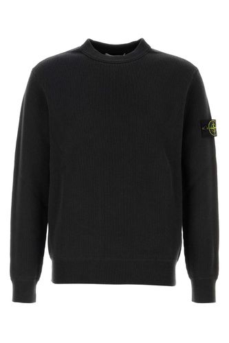 Charcoal Cotton Sweater - Stone Island - Modalova