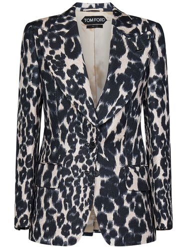 Animal Print Single-breasted Blazer - Tom Ford - Modalova