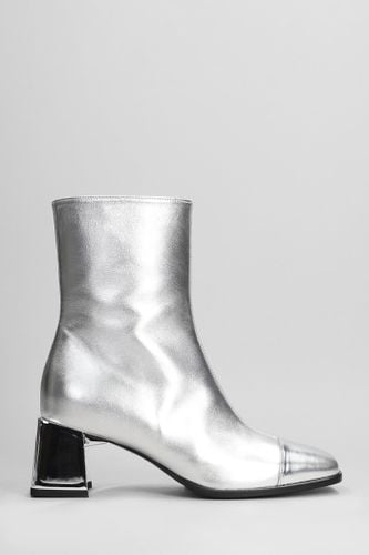 Odeon High Heels Ankle Boots In Leather - Carel - Modalova