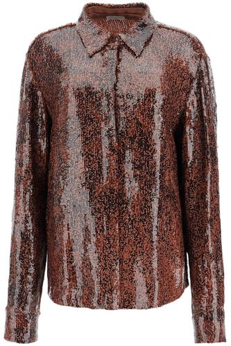 Sequin-embellished Button-up Shirt - Dries Van Noten - Modalova