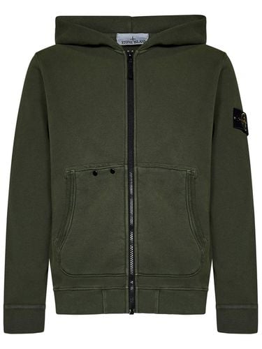 Logo-patch Zip-up Hoodie - Stone Island - Modalova