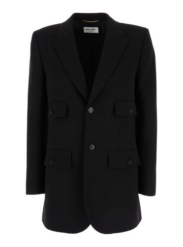 Single-breasted Blazer - Saint Laurent - Modalova