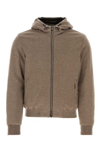 Melange Cappuccino Blend Wool Brigno Down Jacket - Moorer - Modalova