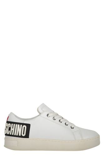 Leather Low-top Sneakers - Love Moschino - Modalova