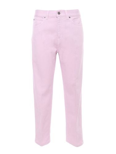 Dondup High-waisted Pink Jeans - Dondup - Modalova