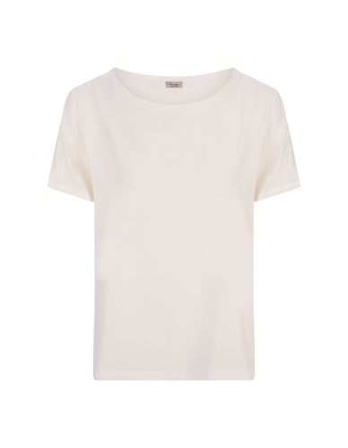 Her Shirt White Opaque Silk T-shirt - Her Shirt - Modalova