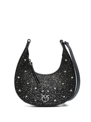 Brioche Hobo Mini Full Strass Bag - Pinko - Modalova